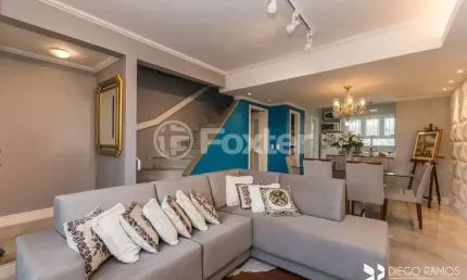 Casa em condomínio fechado com 4 quartos à venda na Rua Antonio Delapieve, 116, Mário Quintana, Porto Alegre, 250 m2 por R$ 750.000