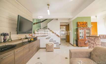Casa em condomínio fechado com 3 quartos à venda na Rua General Rondon, 1256, Tristeza, Porto Alegre, 168 m2 por R$ 875.000