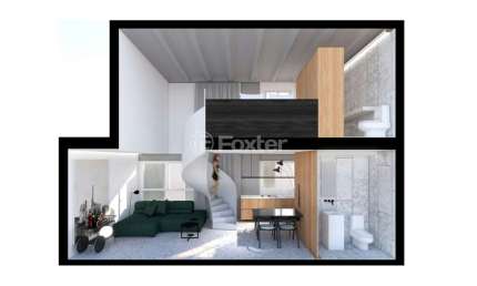 Loft com 1 quarto à venda na Rua Carlos Von Koseritz, 1528, Auxiliadora, Porto Alegre, 77 m2 por R$ 1.018.900