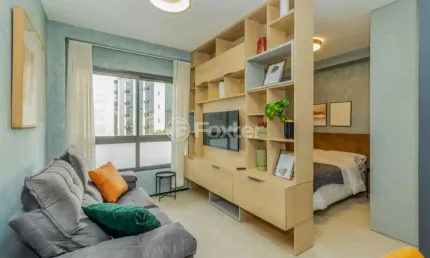Apartamento com 1 quarto à venda na avenida benjamin constant, 1861, moinhos de vento, porto alegre, 41 m2 por r$ 508.750