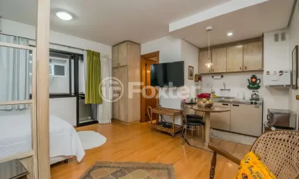 Apartamento com 1 quarto à venda na rua doutor timóteo, 713, moinhos de vento, porto alegre, 32 m2 por r$ 350.000