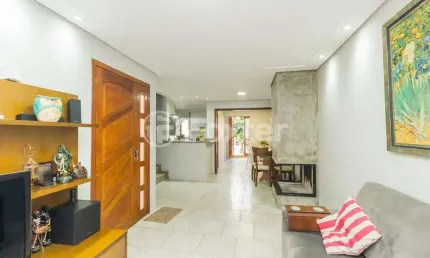 Casa em condomínio fechado com 3 quartos à venda na rua manoel braga gastal, 21, hípica, porto alegre, 142 m2 por r$ 750.000