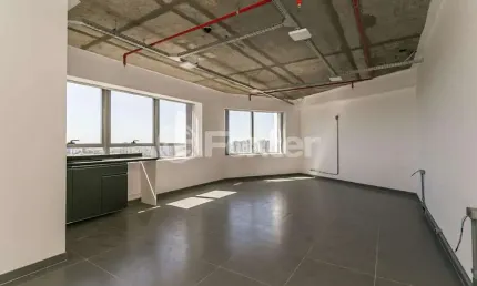 Sala comercial com 1 sala à venda na avenida doutor nilo peçanha, 3245, chácara das pedras, porto alegre, 43 m2 por r$ 608.000
