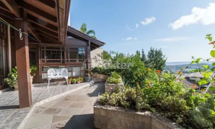 Casa em condomínio fechado com 4 quartos à venda na rua alcebíades antônio dos santos, 356, nonoai, porto alegre, 346 m2 por r$ 2.106.000