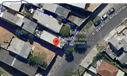 Terreno comercial à venda na Rua Barão do Amazonas, 2789/2777, Partenon, Porto Alegre, 841 m2 por R$ 500.000