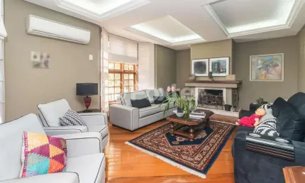 Casa em condomínio fechado com 4 quartos à venda na Rua Alcebíades Antônio dos Santos, 356, Nonoai, Porto Alegre, 445 m2 por R$ 2.000.000