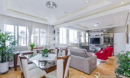 Apartamento com 3 quartos à venda na rua duque de caxias, 1191, centro histórico, porto alegre, 126 m2 por r$ 1.000.000