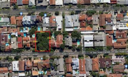 Terreno à venda na Rua Desembargador Hugo Candal, 125/135, Três Figueiras, Porto Alegre, 792 m2 por R$ 2.300.000