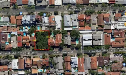 Terreno comercial à venda na Rua Desembargador Hugo Candal, 125/135, Três Figueiras, Porto Alegre, 792 m2 por R$ 2.300.000