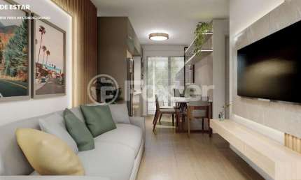 Casa em condomínio fechado com 2 quartos à venda na Estrada da Branquinha, 2020, Viamópolis, Viamão, 43 m2 por R$ 235.405