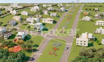 Terreno em condomínio fechado à venda na Rodovia RS-118, 3170, Tarumã, Viamão, 216 m2 por R$ 122.139