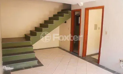 Casa em condomínio fechado com 3 quartos à venda na rua padre joão batista reus, 2475, camaquã, porto alegre, 115 m2 por r$ 410.000