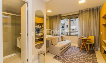 Apartamento com 1 quarto à venda na avenida joão pessoa, 731, farroupilha, porto alegre, 27 m2 por r$ 400.000