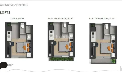 Loft com 1 quarto à venda na Rua Almirante Tamandaré, 150, Floresta, Porto Alegre, 17 m2 por R$ 236.550