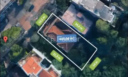 Terreno comercial à venda na rua visconde de duprat, 231, petrópolis, porto alegre, 444 m2 por r$ 1.180.000