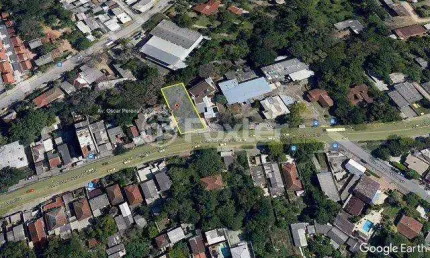 Terreno comercial à venda na avenida professor oscar pereira, 3639, glória, porto alegre, 739 m2 por r$ 228.000
