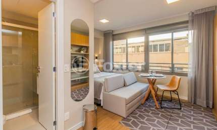 Apartamento com 1 quarto à venda na Avenida João Pessoa, 731, Centro Histórico, Porto Alegre, 25 m2 por R$ 413.250