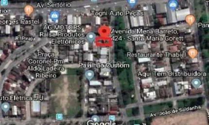 Terreno comercial à venda na avenida mena barreto, 424, santa maria goretti, porto alegre, 292 m2 por r$ 373.000