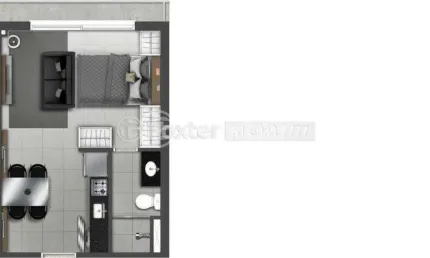 Loft com 1 quarto à venda na rua cassilda flora zaffari, 230, teresópolis, porto alegre, 43 m2 por r$ 450.000