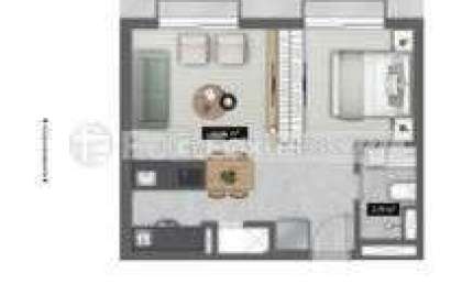 Apartamento com 1 quarto à venda na Avenida Francisco Petuco, 288, Boa Vista, Porto Alegre, 41 m2 por R$ 582.270