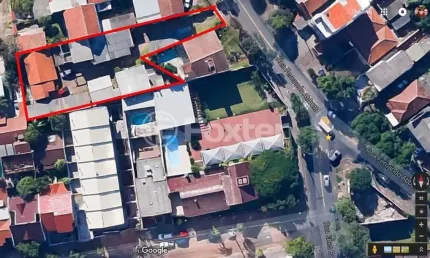 Terreno comercial à venda na rua fernando abbott, 768, cristo redentor, porto alegre, 1021 m2 por r$ 1.805.000