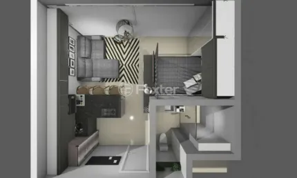 Kitnet / Stúdio à venda na Avenida João Pessoa, 731, Centro Histórico, Porto Alegre, 27 m2 por R$ 325.000