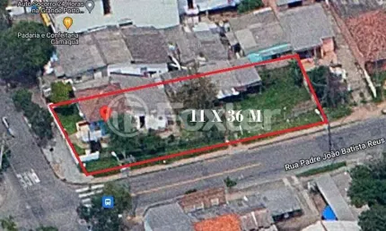 Terreno comercial à venda na Rua João Mora, 415, Camaquã, Porto Alegre, 396 m2 por R$ 360.000