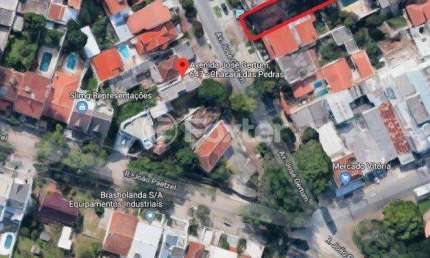 Terreno à venda na Avenida José Gertum, 638, Chácara das Pedras, Porto Alegre, 385 m2 por R$ 780.000