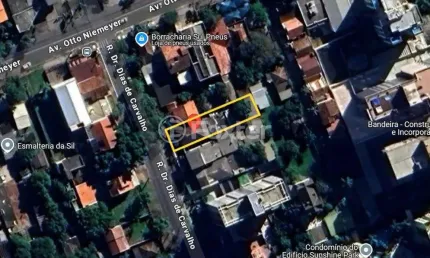Terreno à venda na rua doutor dias de carvalho, 500, tristeza, porto alegre, 462 m2 por r$ 1.135.000
