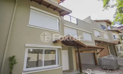 Casa em condomínio fechado com 3 quartos à venda na rua padre joão batista reus, 526, camaquã, porto alegre, 191 m2 por r$ 1.140.000