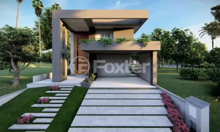 Terreno em condomínio fechado à venda na Avenida Senador Salgado Filho, 8500, Vila Augusta, Viamão, 357 m2 por R$ 390.000