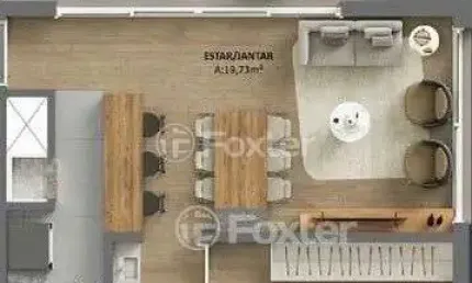 Apartamento com 1 quarto à venda na rua castro alves, 1055, rio branco, porto alegre, 73 m2 por r$ 1.126.875