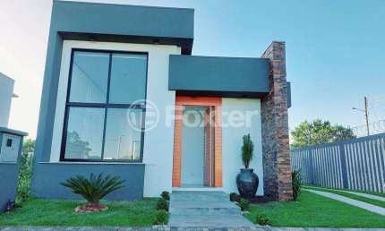Casa em condomínio fechado com 3 quartos à venda na Rua Frederico Warstat, 695, Sans Souci, Eldorado do Sul, 125 m2 por R$ 999.000
