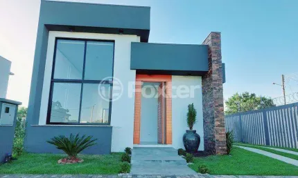 Casa em condomínio fechado com 3 quartos à venda na Rua Frederico Warstat, 695, Sans Souci, Eldorado do Sul, 125 m2 por R$ 999.000