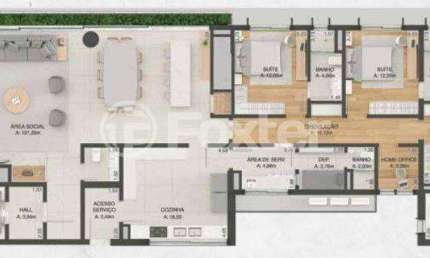 Apartamento com 3 quartos à venda na Rua Ronald de Carvalho, 42, Bela Vista, Porto Alegre, 268 m2 por R$ 6.700.000