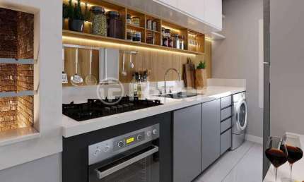 Apartamento com 1 quarto à venda na Avenida Cônego João Marchese, 470, Vila Wortmann, Canela, 47 m2 por R$ 480.000