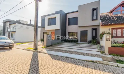 Casa em condomínio fechado com 3 quartos à venda na rua jean vardaramatos, 130, 43, hípica, porto alegre, 136 m2 por r$ 790.000