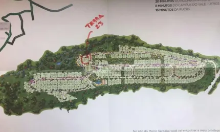Terreno em condomínio fechado à venda na Avenida Liberdade, 4000, Santa Isabel, Viamão, 1044 m2 por R$ 228.000