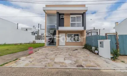 Casa em condomínio fechado com 3 quartos à venda na Rua Monsenhor Augusto Dalvit, 75, Aberta dos Morros, Porto Alegre, 162 m2 por R$ 950.000