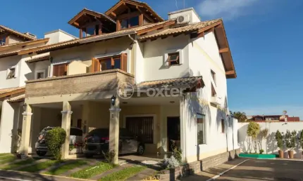 Casa em condomínio fechado com 3 quartos à venda na avenida eduardo prado, 1954, cavalhada, porto alegre, 186 m2 por r$ 1.200.000