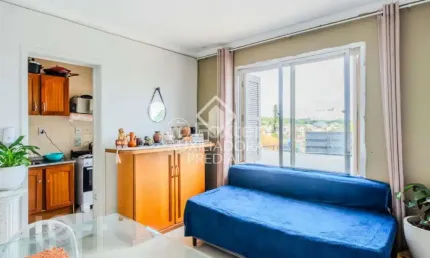 Apartamento com 1 quarto à venda na Rua Evangelina Porto, 51, Vila João Pessoa, Porto Alegre, 38 m2 por R$ 199.000
