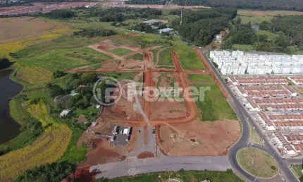 Terreno em condomínio fechado à venda na Avenida Hispânica, 495, Guajuviras, Canoas, 200 m2 por R$ 155.000