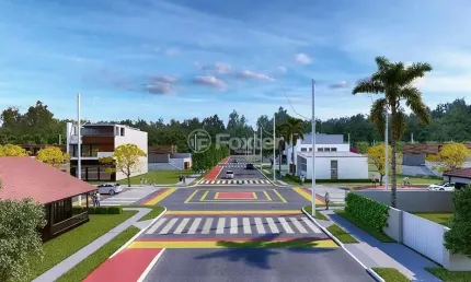 Terreno em condomínio fechado à venda na Estrada Da Arrozeira, 1333, Centro, Eldorado do Sul, 141 m2 por R$ 110.001