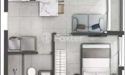 Apartamento com 1 quarto à venda na rua anita garibaldi, 1343, boa vista, porto alegre, 29 m2 por r$ 484.500