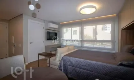 Apartamento com 1 quarto à venda na avenida lageado, 615, petrópolis, porto alegre, 43 m2 por r$ 850.000