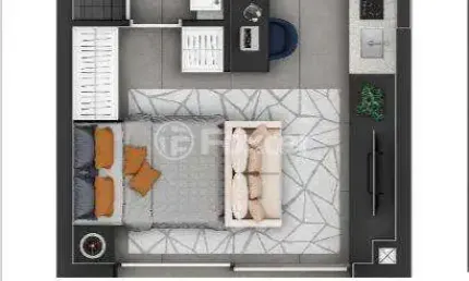 Loft com 1 quarto à venda na Rua Almirante Tamandaré, 150, Floresta, Porto Alegre, 21 m2 por R$ 389.000
