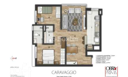 Apartamento com 2 quartos à venda na Praça Doutor Gastão Santos, 17, Passo da Areia, Porto Alegre, 66 m2 por R$ 760.000