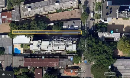 Terreno à venda na rua são manoel, 2042, santana, porto alegre, 254 m2 por r$ 500.000