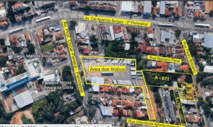 Terreno comercial à venda na Rua Pedro Boticário, 671, Glória, Porto Alegre, 3975 m2 por R$ 4.998.000