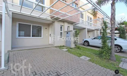 Casa em condomínio fechado com 3 quartos à venda na estrada joão salomoni, 500, vila nova, porto alegre, 120 m2 por r$ 747.000